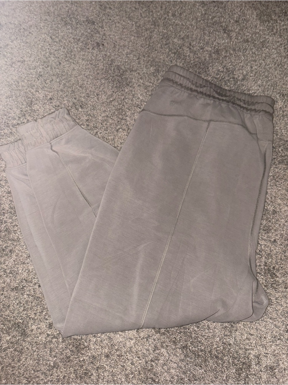 lululemon athletica Softstreme Joggers Beige Elastic-Waist NWOT